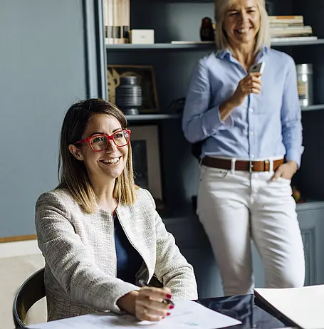 Woman in meeting