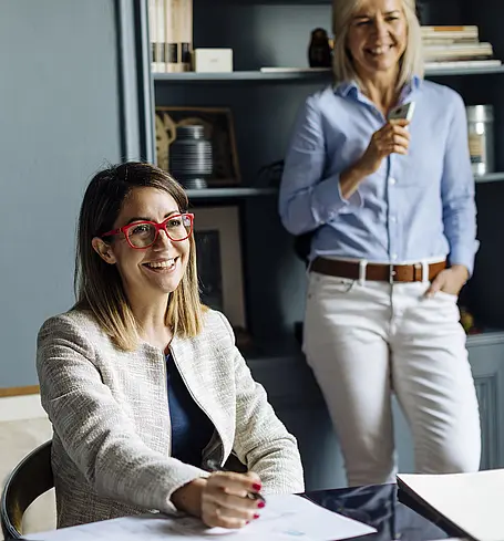 Woman in meeting